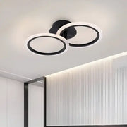 LED -csillár Betty 28W távirányítóval, 2 kör, hideg/forró/semleges fény, instabil, fekete