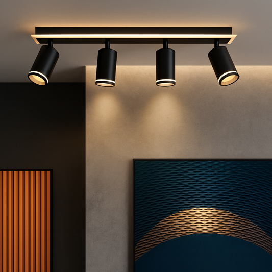 LED LED Ellen 46W hideg/forró/semleges állítható akril- és black metal kivetítő