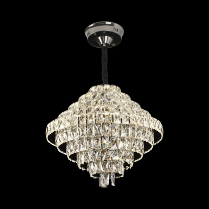Crystal csillár CC6705/500CR 9x E14, átmérő 49cm, fényes króm, állítható magasság