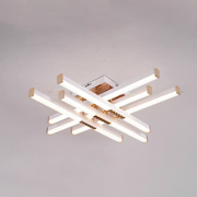 LED csillár távirányítóval LT178/6WH, 84W, 6 elem, hideg/meleg/semleges fény, szabályozható, fehér