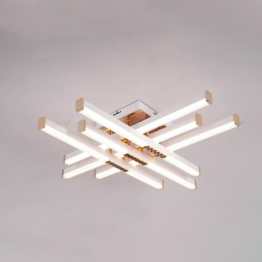 LED csillár távirányítóval LT178/6WH, 84W, 6 elem, hideg/meleg/semleges fény, szabályozható, fehér