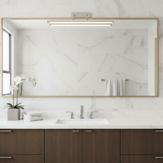 BALATON LED fali lámpa, 10W, lineáris, Meleg/Semleges/Hideg fény, Fényes króm belső fali lámpák Alapértelmezett cím Alessandro Design