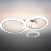 LED -csillár Betty 41W távirányítóval, 3 kör, hideg/forró/semleges fény, instabil, fehér