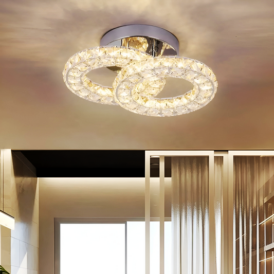 LED LED Crystal LED Zabina 32W Chrome Remote -vel