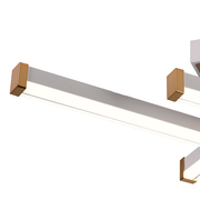 LED csillár távirányítóval LT178/4WH, 54W, 4 elem, hideg/meleg/semleges fény, szabályozható, fehér