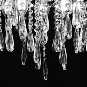 Crystal Chandelier fiamma, 6x E14, 45 cm átmérőjű, arany