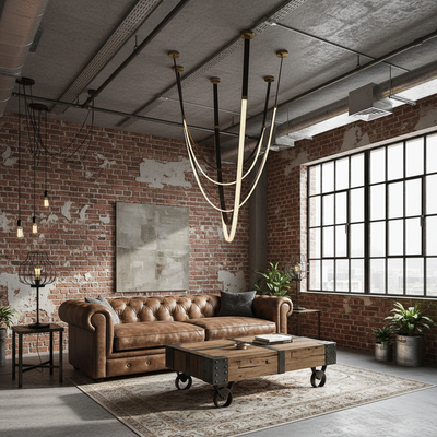 Modern csillár, LED, ARIA Largo, 31W, meleg fény, fekete
