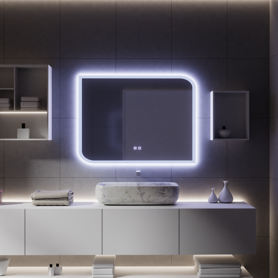 Mirror LED Touch Infinitum Demist System 80X60cm E69S/80X60