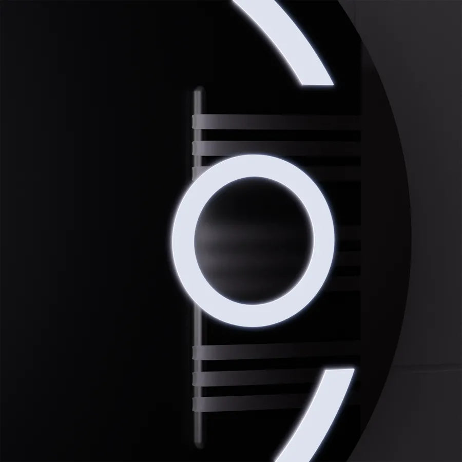Mirror LED forduló 70 cm -es Visio MotionGlow Marcello Domantic Clock System és kozmetikai hőmérő