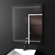 Téglalap alakú LED -tükör, 60x80cm, Morrin MotionGlow Marcello érzékelő, 3D effektus