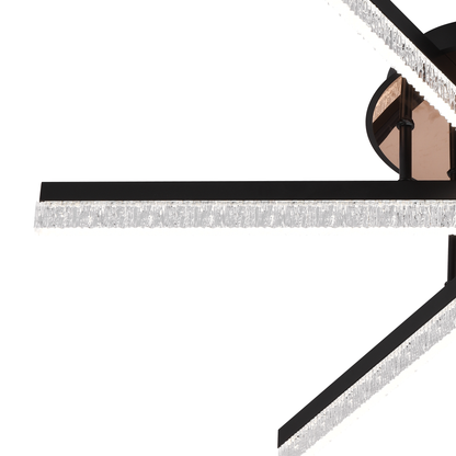 LED -csillár Gio távirányítóval, 43W, 4 elem, hideg/semleges fény/semleges, fehér, fehér