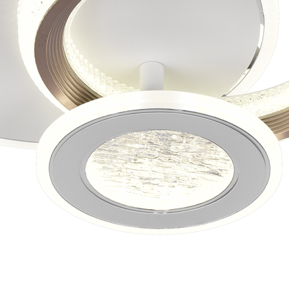 LED LED nyxora 36W, 3 kör, hideg/forró/semleges fény, fekete