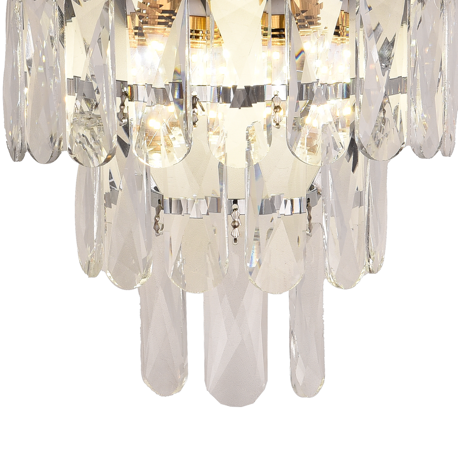 Vigyen fel Cristal Windsor, 2x E14, fényes króm