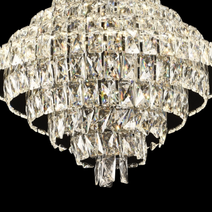 Crystal csillár CC6705/500CR 9x E14, átmérő 49cm, fényes króm, állítható magasság