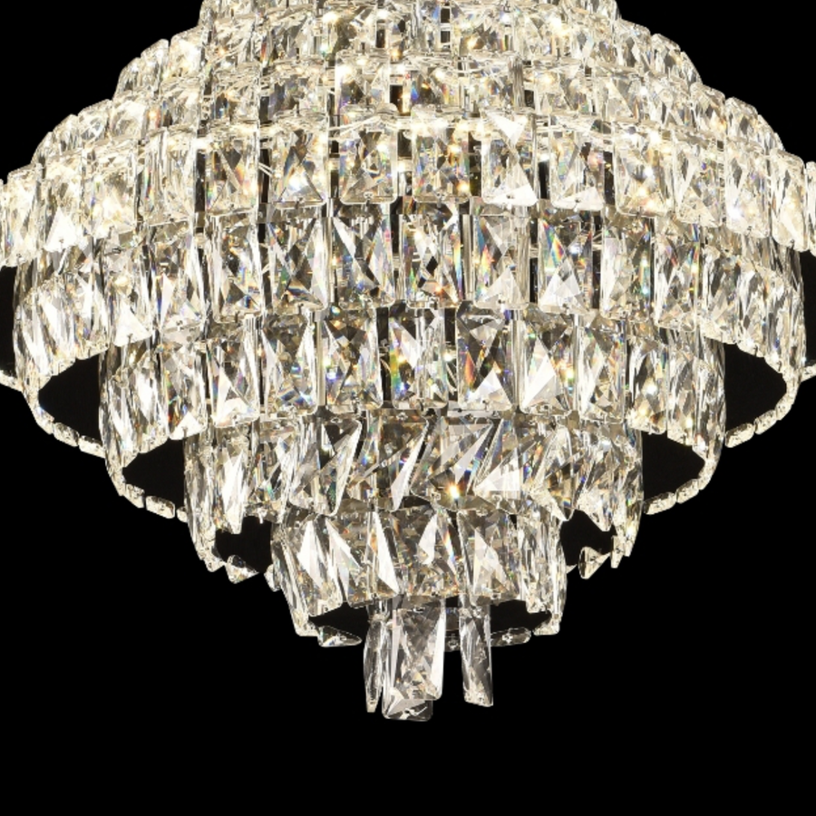 Crystal csillár CC6705/500CR 9x E14, átmérő 49cm, fényes króm, állítható magasság