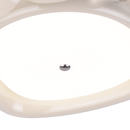 LED LED Sofia, 34W, zöld akril, hónap és csillag alak, 3000k/4000K/6000K