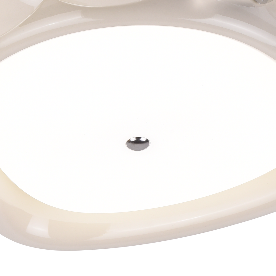 LED LED Sofia, 34W, zöld akril, hónap és csillag alak, 3000k/4000K/6000K