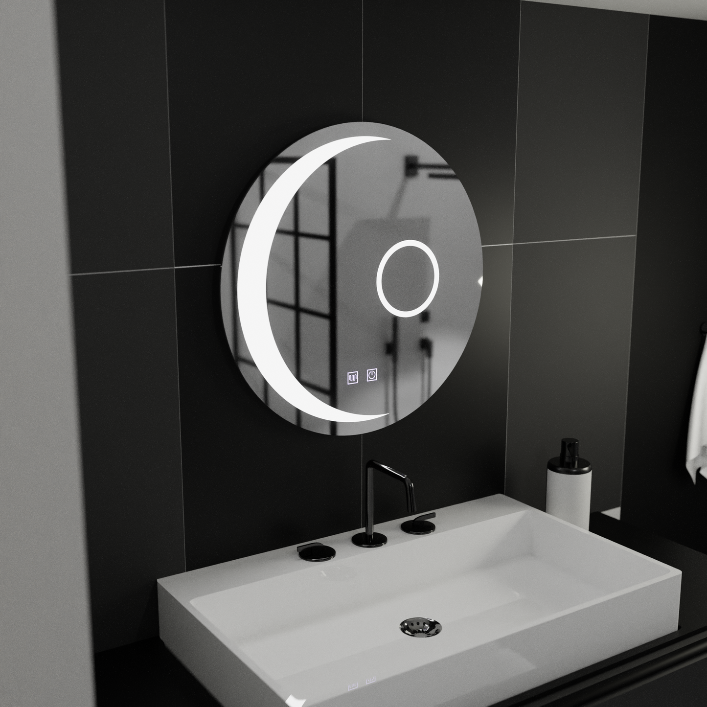 A Mirror LED kerek 60 cm -es orbis érintő rendszer letiltása