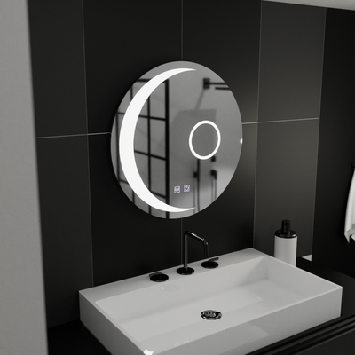 Kerek LED -tükör, 60 cm, Orbis Touch, leolvasztási rendszer