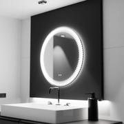 Kerek LED -tükör, 70 cm, Corona érintés, leolvasztási rendszer, dimablable