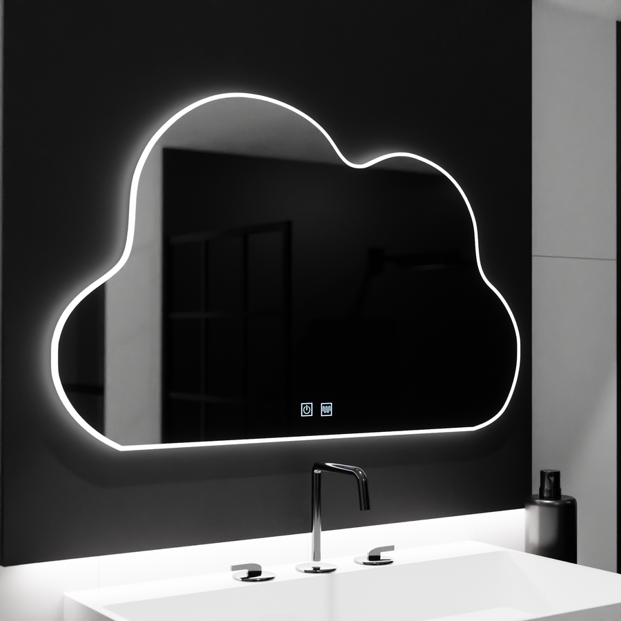 Mirror LED vagy 60x40cm, Nuvaa Touch, DiMabila