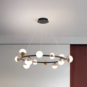 Lust felfüggesztett LED Acril Estella távirányítóval, Davable, 3000K/4000K/6000K, arany, fém és akril