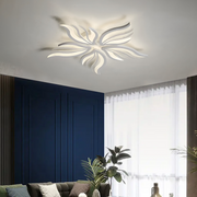 LED -csillár Sakura 60W távirányítóval, 5 szirom, hideg/forró/semleges fény, instabil, fehér