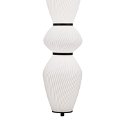 Függesztett LED-csillár távirányítóval 78W, LM510/5BK, állítható magasságú, meleg/hideg/semleges fény 3000K/4000K/6000K, fehér, fém