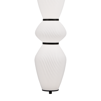 Függesztett LED-csillár távirányítóval 78W, LM510/5BK, állítható magasságú, meleg/hideg/semleges fény 3000K/4000K/6000K, fehér, fém