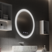 60 cm -es kerek LED -tükör, Stellaire Touch, Letiltó Rendszer, Daisy