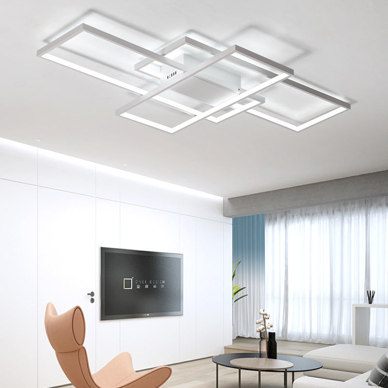 LED -csillár Landyn 71W távirányítóval, hideg/forró/semleges fény, instabil, fehér