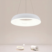 LED -csillár, Chiara távirányítóval, 74W, hideg/forró/semleges fény, instabil, fehér