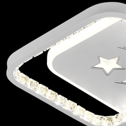 LED LED Peru 36W, 2 négyzet, hideg/forró/semleges fény, fekete