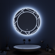 LED Touch Astrix 70x70 cm -es tükör