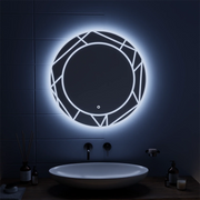 ASTRIX LED érintőtükör, 70cm, 6000K, szabályozható, páramentesítő rendszer