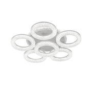 LED LED FREJA távirányítóval, 90W, 3000K/4000K/6000K, DIMILE, FEHÉR, KRISTALS
