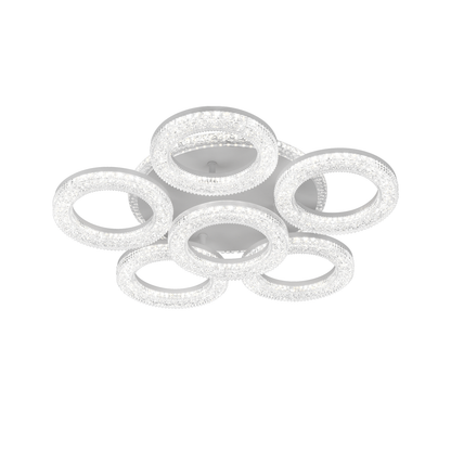 LED LED FREJA távirányítóval, 90W, 3000K/4000K/6000K, DIMILE, FEHÉR, KRISTALS