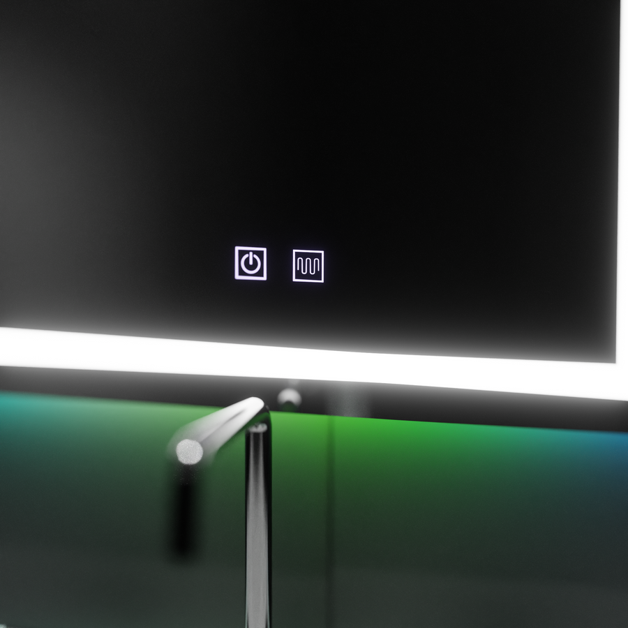 Mirror LED téglalap alakú 60x80cm, Spectrum Touch, RGB, letiltási rendszer