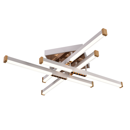 LED csillár távirányítóval LT178/4WH, 54W, 4 elem, hideg/meleg/semleges fény, szabályozható, fehér