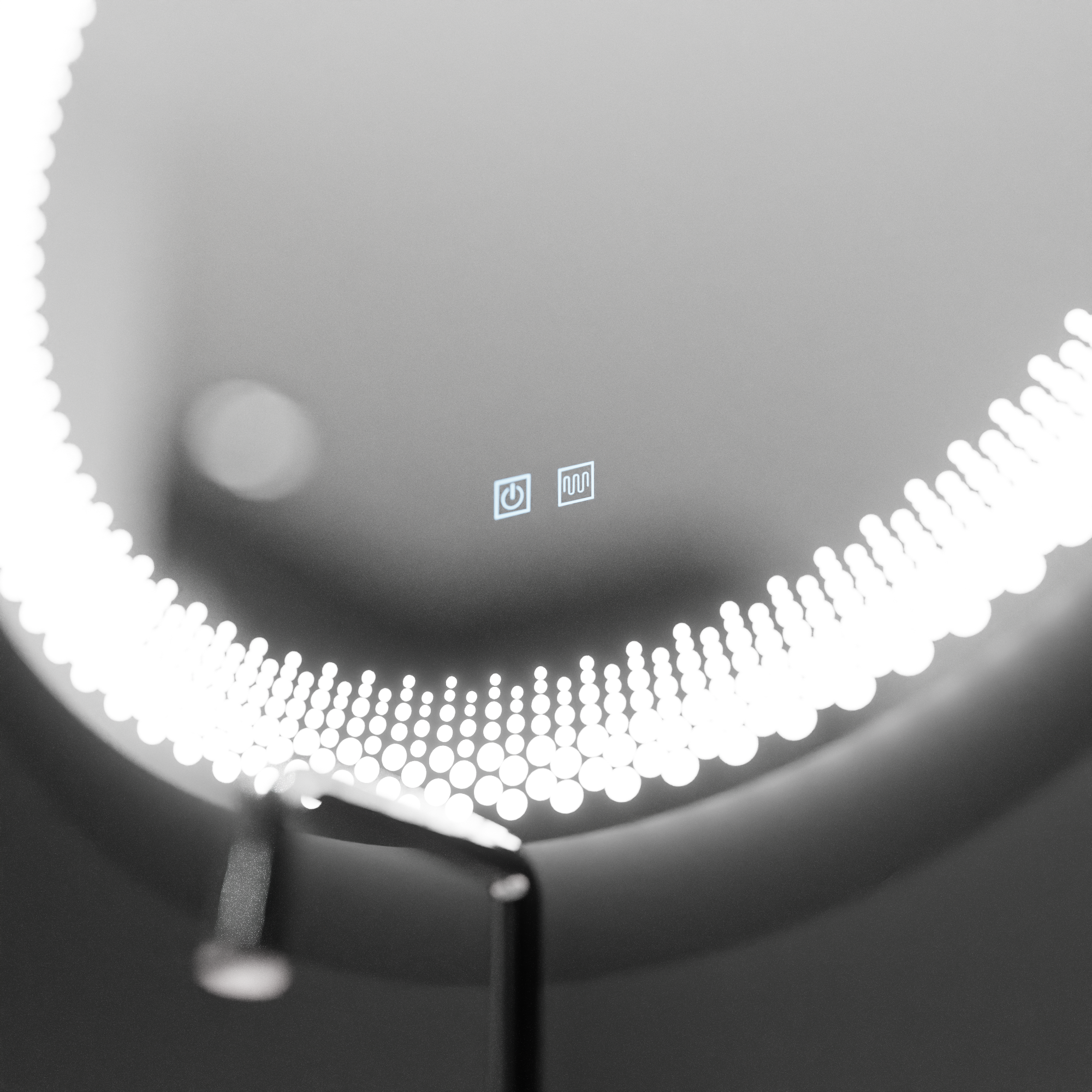 60 cm -es kerek LED -tükör - Stellaire Touch System ismeretlen letiltás