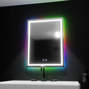 Mirror LED téglalap alakú 60x80cm, Spectrum Touch, RGB, letiltási rendszer