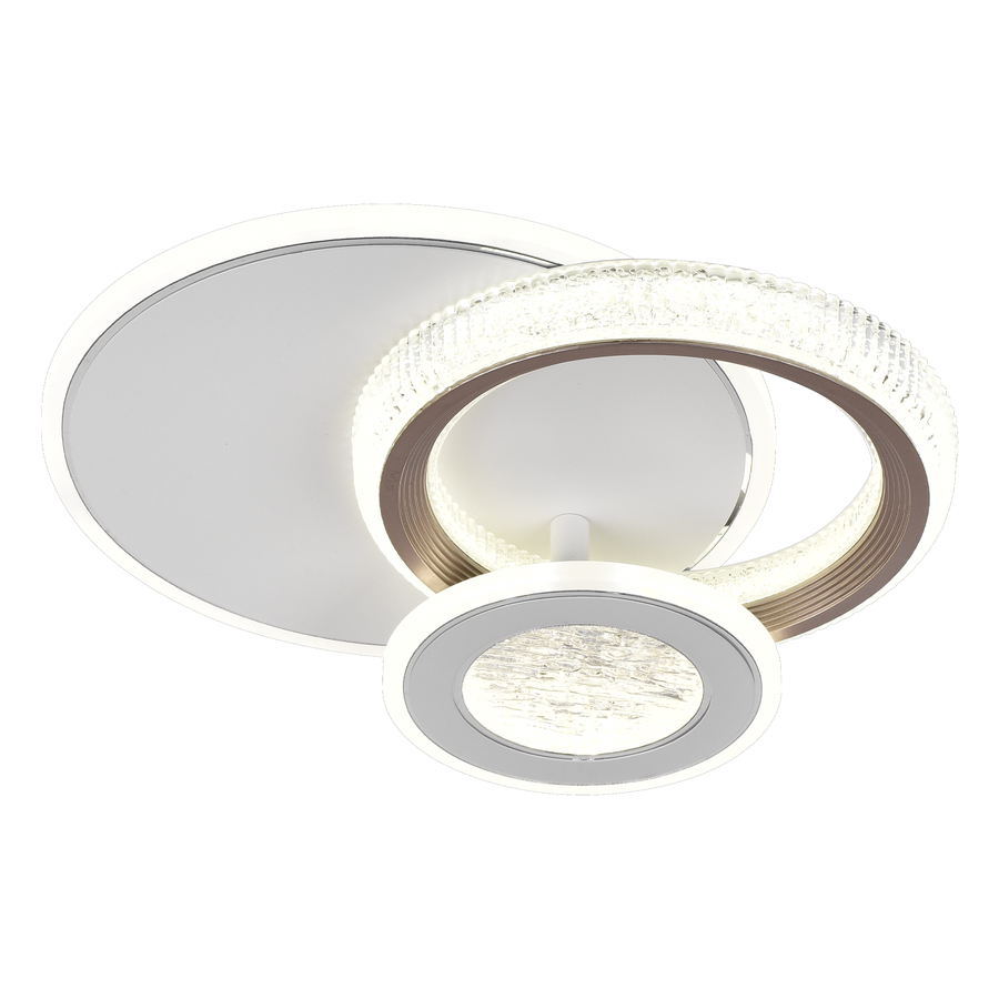 LED LED nyxora 36W, 3 kör, hideg/forró/semleges fény, fekete