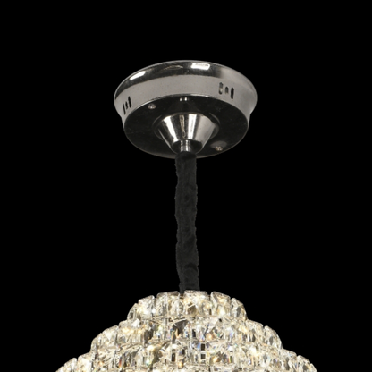 Crystal csillár CC6705/500CR 9x E14, átmérő 49cm, fényes króm, állítható magasság