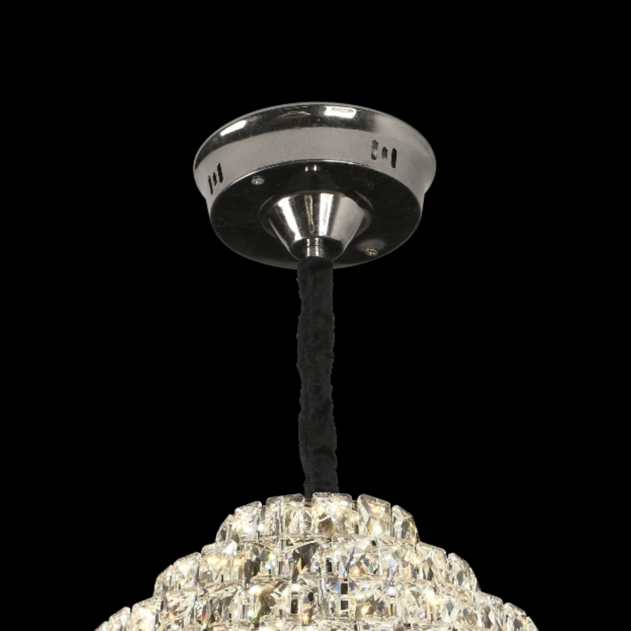 Crystal csillár CC6705/500CR 9x E14, átmérő 49cm, fényes króm, állítható magasság