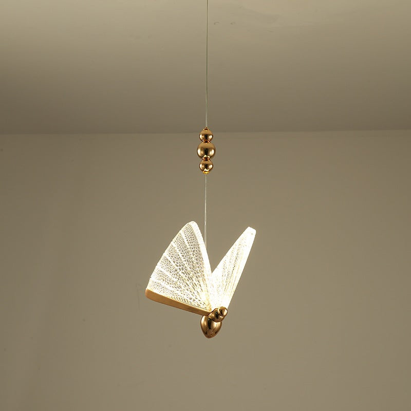 Felfüggesztett vágyat LED LED Acril Valentina 21W távirányítóval, Davable, 3000K/4000K/6000K, arany, fém és akril