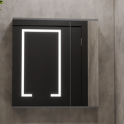 Santorini fürdőszoba bútorkészlet, 60x50 cm, 2 darab, szürke és fehér