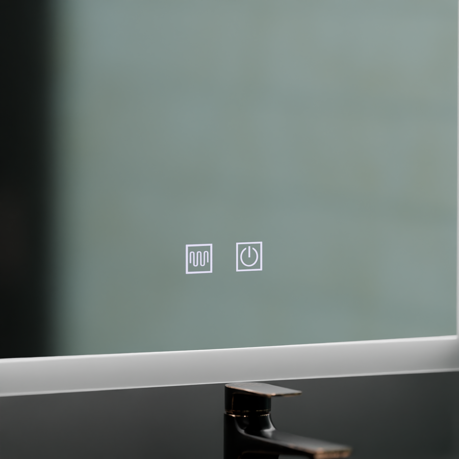 Mirror LED Touch Alecsidra -szigorú rendszer 45x60cm
