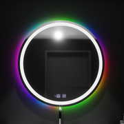 60 cm -es kerek LED -tükör, Spectrum Touch, RGB, letiltási rendszer