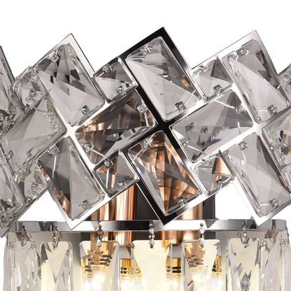Vigyen fel Cristal Windsor, 2x E14, fényes króm