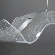 LED csillár távirányítóval, felfüggesztett AMI 63W, lineáris, hideg/meleg/semleges fény, fehér, állítható magasságú